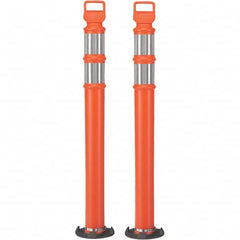 PRO-SAFE - Traffic Barrels, Delineators & Posts Type: Delineator Post Material: Polyethylene - Benchmark Tooling