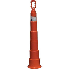 PRO-SAFE - Traffic Barrels, Delineators & Posts Type: Channelizer Cone Material: Polyethylene - Benchmark Tooling