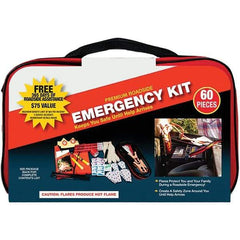 PRO-SAFE - Highway Safety Kits Type: Emergency Roadside Kit Number of Pieces: 60 - Benchmark Tooling