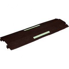 PRO-SAFE - 36" Long x 10-1/2" Wide x 1-1/2" High, Polyurethane Ramp Cable Guard - 8,850 Lb Load Limit - Benchmark Tooling