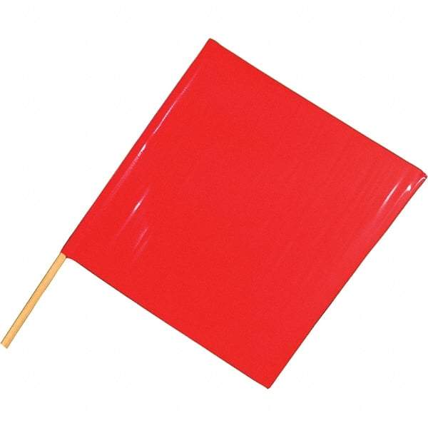 PRO-SAFE - Traffic Flags & Wind Socks Type: Flags Flag Height (Inch): 24 - Benchmark Tooling