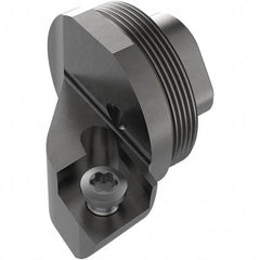 Seco - Right Hand Cut, Size GL25, CC09T3 Insert Compatiblity, Internal Modular Turning & Profiling Cutting Unit Head - 17mm Ctr to Cutting Edge, 20mm Head Length, Through Coolant, Series Steadyline ISO Turning - Benchmark Tooling