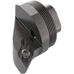 Seco - Right Hand Cut, Size GL25, DC0702 Insert Compatiblity, Internal Modular Turning & Profiling Cutting Unit Head - 17mm Ctr to Cutting Edge, 20mm Head Length, Through Coolant, Series Steadyline ISO Turning - Benchmark Tooling