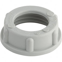 Conduit Bushing: For Rigid & Intermediate (IMC), Plastic, 1-1/2″ Trade Size Insulated, Threaded Connection