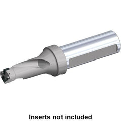 Kennametal - 3-3/4" Max Drill Depth, 2xD, 1.915" Diam, Indexable Insert Drill - 2 Inserts, 1-1/2" Shank Diam, Flange Shank - Benchmark Tooling