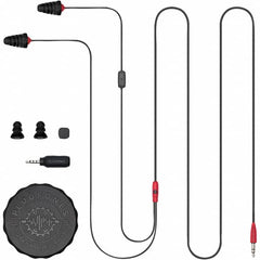 Plugfones - Hearing Protection/Communication Type: Earplugs w/Audio Noise Reduction Rating (dB): 26.00 - Benchmark Tooling