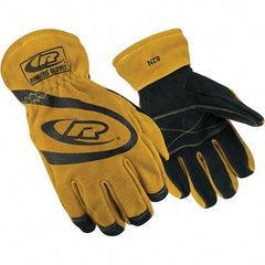 Ringers Gloves - Size L, Leather, Flame Resistant Gloves - Kovenex Lined, NFPA 1971 - Benchmark Tooling