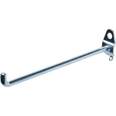 NMC - 6" Long Pegboard Hook - 6" Projection, 90° Bend, Steel - Benchmark Tooling