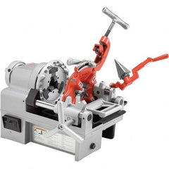 Ridgid - Pipe Threading Machines Maximum Pipe Size Capacity (mm): 37.00 Maximum Pipe Size Capacity (Inch): 1-1/2 - Benchmark Tooling