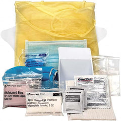 PRO-SAFE - 13 Piece, Bloodborne Pathogen Kit - 1-3/4" Wide x 8-1/4" Deep x 8-1/4" High, No Container Included - Refill Only - Benchmark Tooling