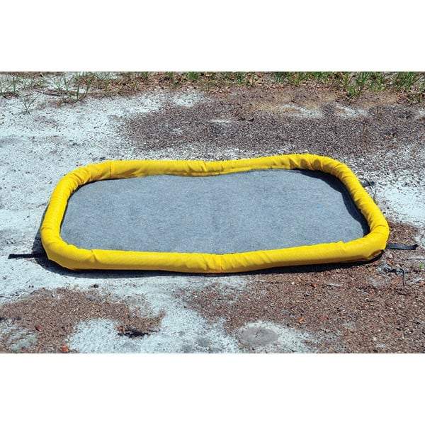 UltraTech - 3.3 Gal Capacity per Package, Stormwater Pad - 60" Long x 48" Wide, Gray, Recycled Fibers - Benchmark Tooling