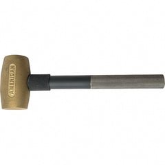 American Hammer - 3-1/2 Lb Brass Nonsparking Hammer - Exact Industrial Supply