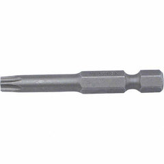 Wiha - T20 Power Bit - 1/4" Drive, 2" OAL - Benchmark Tooling