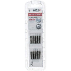 Wiha - 1/4" Drive, #5 Torq-Set Screwdriver Bit - 1" OAL - Benchmark Tooling