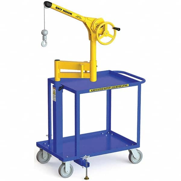 250 Lb Steel Lifting Hook Crane 5' 12″ High, 3' Span