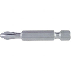 Wiha - #2 Power Bit - 1/4" Drive, 2" OAL - Benchmark Tooling