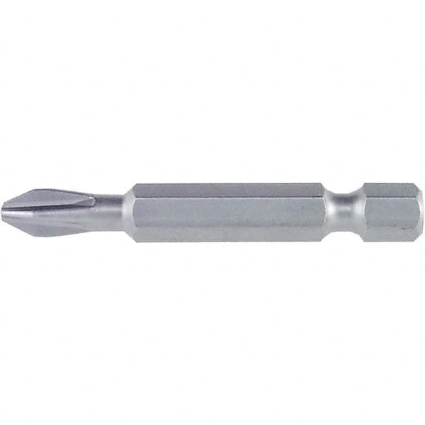 Wiha - #3 Power Bit - 1/4" Drive, 2" OAL - Benchmark Tooling