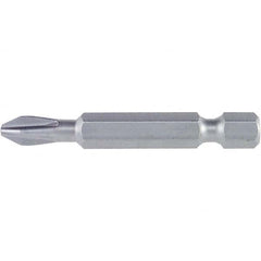 Wiha - #3 Power Bit - 1/4" Drive, 2" OAL - Benchmark Tooling