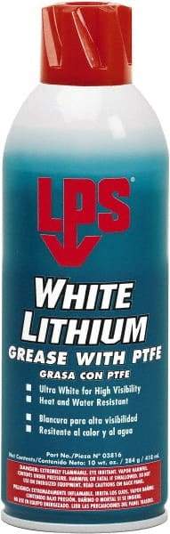 LPS - 10 oz Aerosol Lithium General Purpose Grease - White, 290°F Max Temp, NLGIG 2, - Benchmark Tooling