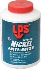 LPS - 1 Lb Can Extreme Temperature Anti-Seize Lubricant - Nickel, -65 to 2,600°F, Silver Gray, Water Resistant - Benchmark Tooling