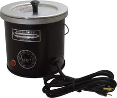 WAAGE - 1 Qt, 3-1/2" Deep, 150 to 450°F, Dip Coat Pot - 5" ID, 115 Volts, 600 Watts - Benchmark Tooling