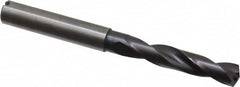 Guhring - 7.2mm 140° Spiral Flute Solid Carbide Screw Machine Drill Bit - FIREX Finish, Right Hand Cut, 41mm Flute Length, 79mm OAL, SU Point, Straight Shank, Through Coolant - Benchmark Tooling