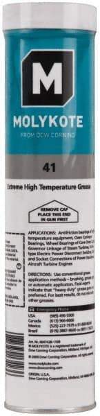 Dow Corning - 14.1 oz Cartridge Lithium High Temperature Grease - Black, High Temperature, 550°F Max Temp, NLGIG 2, - Benchmark Tooling