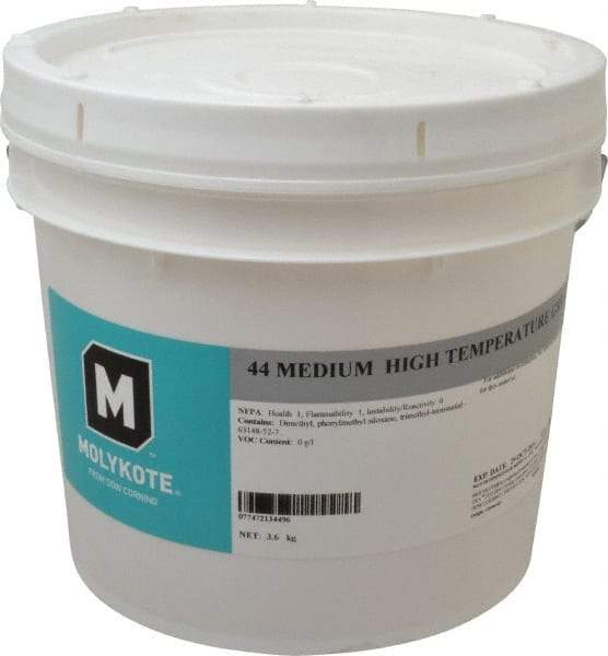 Dow Corning - 8 Lb Can Lithium High Temperature Grease - White, High Temperature, 400°F Max Temp, NLGIG 2, - Benchmark Tooling