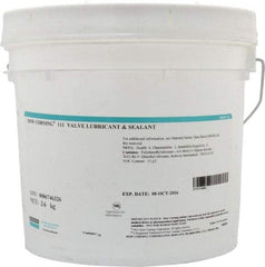 Dow Corning - 8 Lb Can Silicone/Moly Lubricant - White/Light Gray, -40°F to 392°F, Food Grade - Benchmark Tooling