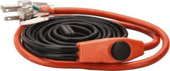 EasyHeat - 6' Long, Preassembled, Fixed Length, Fixed Wattage, Protection Heat Cable - 120 Input Volts, 42 Watts - Benchmark Tooling