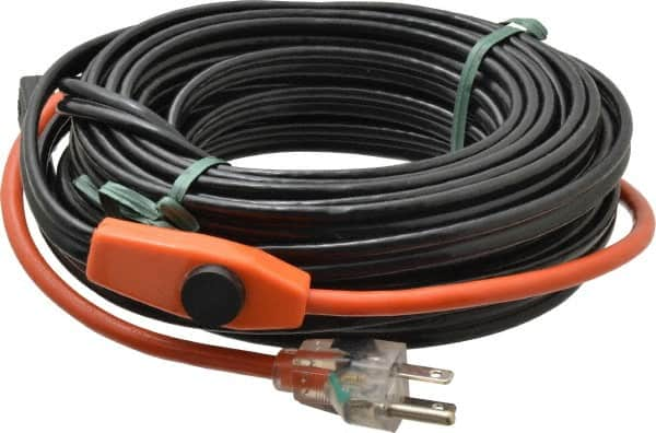 EasyHeat - 40' Long, Preassembled, Fixed Length, Fixed Wattage, Protection Heat Cable - 120 Input Volts, 280 Watts - Benchmark Tooling