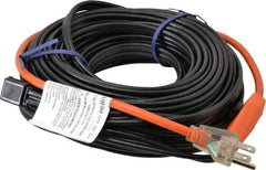 EasyHeat - 60' Long, Preassembled, Fixed Length, Fixed Wattage, Protection Heat Cable - 120 Input Volts, 420 Watts - Benchmark Tooling