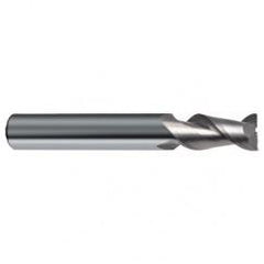 7/16" Dia. - 2-3/4" OAL - 45° Helix Bright Carbide End Mill - 2 FL - Benchmark Tooling