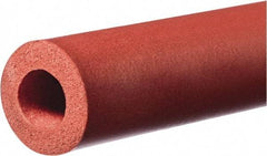 Value Collection - 1/4" ID to 3/4" OD, Silicone Foam Cylinder - 60" Long, 7 psi Tensile Strength, -100 to 500°F - Benchmark Tooling