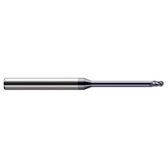 Harvey Tool - 0.04" Diam, 0.06" LOC, 3 Flute Solid Carbide Ball End Mill