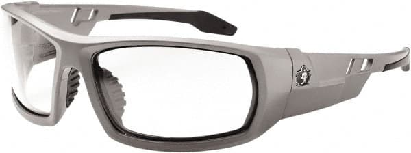 Ergodyne - Clear Lenses, Framed Safety Glasses - Uncoated Lenses, Size Universal, Wrap Around - Benchmark Tooling