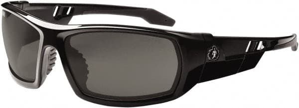 Ergodyne - Smoke Lenses, Framed Polarized Glasses - Uncoated Lenses, Size Universal, Wrap Around - Benchmark Tooling