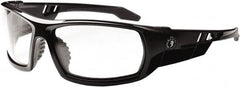 Ergodyne - Clear Lenses, Framed Safety Glasses - Anti-Fog, Size Universal, Wrap Around - Benchmark Tooling