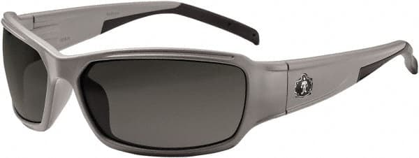 Ergodyne - Smoke Lenses, Framed Safety Glasses - Uncoated Lenses, Size Universal, Wrap Around - Benchmark Tooling