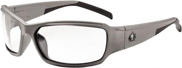 Ergodyne - Clear Lenses, Framed Safety Glasses - Uncoated Lenses, Size Universal, Wrap Around - Benchmark Tooling