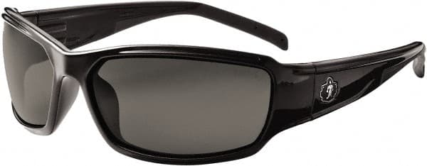 Ergodyne - Smoke Lenses, Framed Polarized Glasses - Uncoated Lenses, Size Universal, Wrap Around - Benchmark Tooling