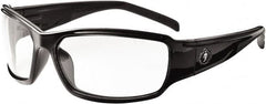 Ergodyne - Clear Lenses, Framed Safety Glasses - Uncoated Lenses, Size Universal, Wrap Around - Benchmark Tooling