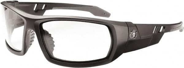 Ergodyne - Clear Lenses, Framed Safety Glasses - Uncoated Lenses, Size Universal, Wrap Around - Benchmark Tooling