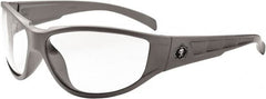 Ergodyne - Clear Lenses, Framed Safety Glasses - Uncoated Lenses, Size Universal, Wrap Around - Benchmark Tooling