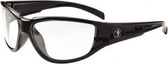 Ergodyne - Clear Lenses, Framed Safety Glasses - Uncoated Lenses, Size Universal, Wrap Around - Benchmark Tooling