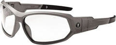 Ergodyne - Clear Lenses, Framed Safety Glasses - Uncoated Lenses, Size Universal, Wrap Around - Benchmark Tooling