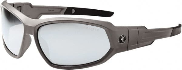 Ergodyne - Indoor/Outdoor Lenses, Framed Safety Glasses - Uncoated Lenses, Size Universal, Wrap Around - Benchmark Tooling