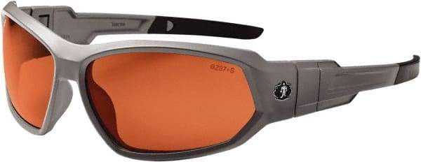 Ergodyne - Copper Lenses, Framed Polarized Glasses - Uncoated Lenses, Size Universal, Wrap Around - Benchmark Tooling