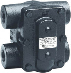 Hoffman Speciality - 2 Port, 2" Pipe, Stainless Steel Float & Thermostatic Steam Trap - 15 Max psi - Benchmark Tooling