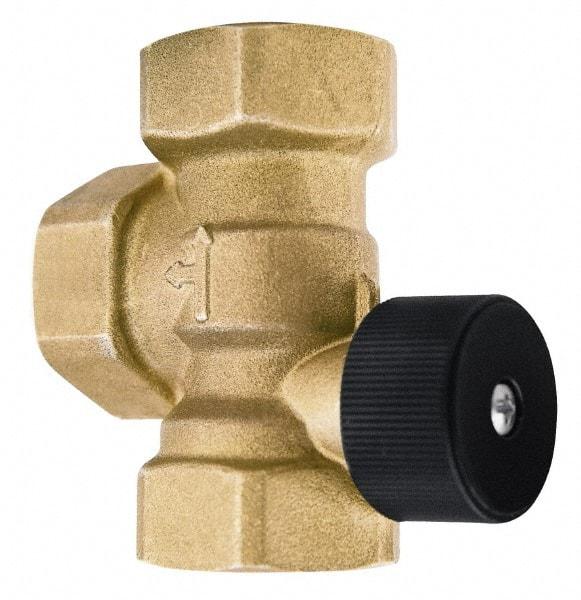 Bell & Gossett - 1" Pipe, Brass Manually Operated Plumbing Valve - Buna Seal, FNPT - Benchmark Tooling